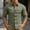 Army Green, variant on Western Style Men'S Dress&nbsp;Shirts Collared Button Blue Long Sleeve Button-Up Shirts Solid Modern Classic Fit Refreshing Tops Blue,M