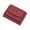 Wine, variant on YOUSNH Leather Shield Card Holder Pocket Mini Wallet Small Wallet Women's Leather Purse Wallet Mini Wallet Short Wallet Wine