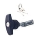 thumbnail image 2 of Cerradura con manija en T, cerradura mecánica resistente con llave para puerta de cobertizo, cerradura con cerradura para Estilo B, 2 of 9