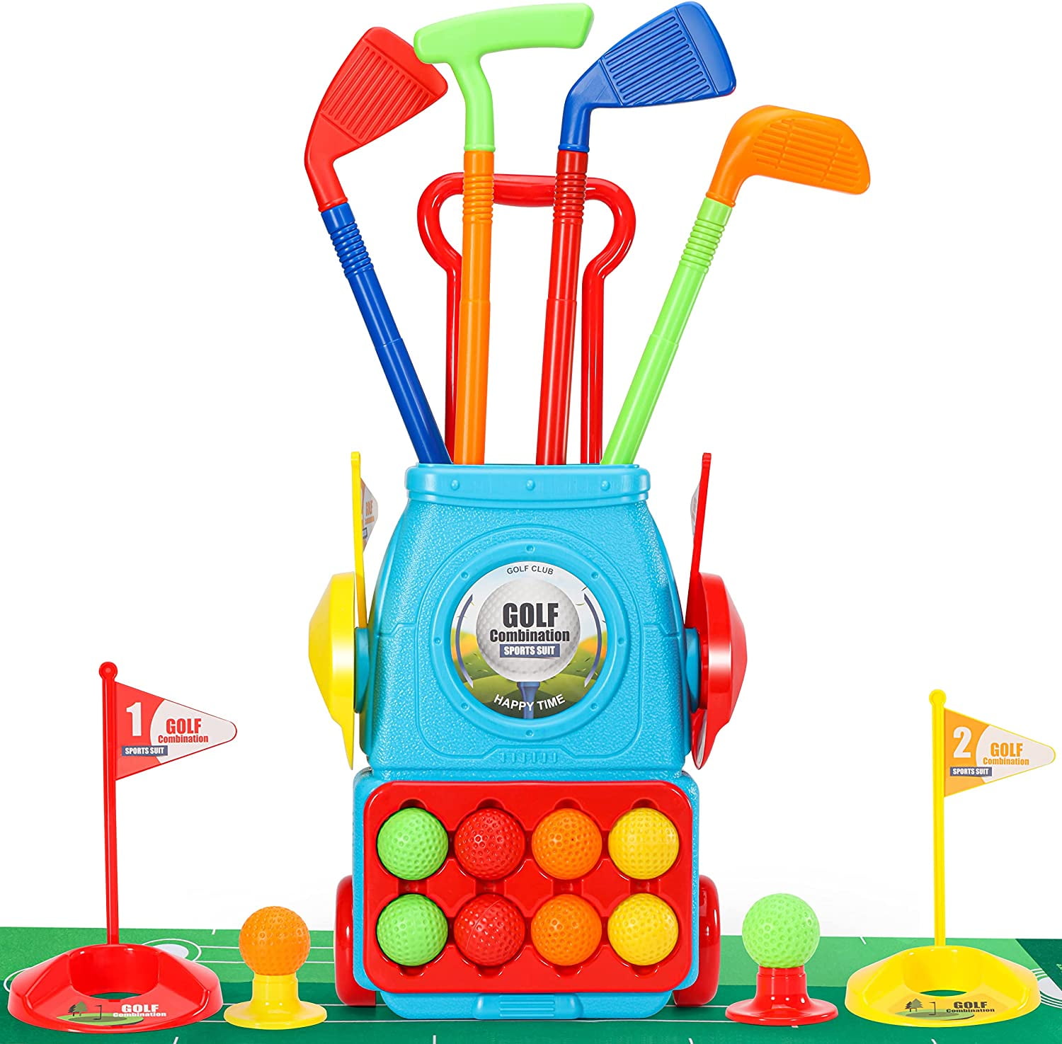 Bello Kids Golf Set Toy Golf for Kids Toddlers, Childs Golf Clubs Set