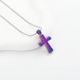 thumbnail image 2 of Cross Urn Pendant Memory Necklace for Cremation Ashes Holder Memorial Jewelry, 2 of 5