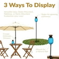 thumbnail image 4 of Sunnydaze Tropical Pineapple Blue 3-in-1 Outdoor Torch Set with Adjustable Height (2 Count), 4 of 11