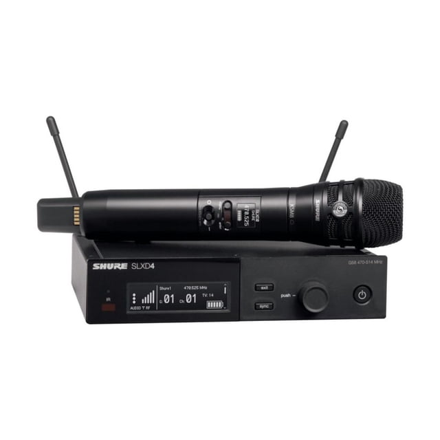 Sistema Inalámbrico Shure SLXD24-K8B Condensador Cardioide