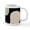 White, variant on CafePress - Aesthetic Boho Geometric Abstract Shapes Pattern Mugs - 11 oz Ceramic Mug - Novelty Coffee Tea Cup