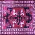 thumbnail image 1 of Ahgly Company Indoor Square Persian Purple Traditional Area Rugs, 4' Square, 1 of 4