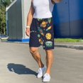 thumbnail image 6 of Balery Space Men's Cotton Knit Pajama Shorts Waistband & Pockets,Short Pajama Pants-XX-Large, 6 of 8