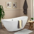 thumbnail image 3 of Altair Allegra 71" x 34" Freestanding Soaking Acrylic Bathtub, 3 of 7