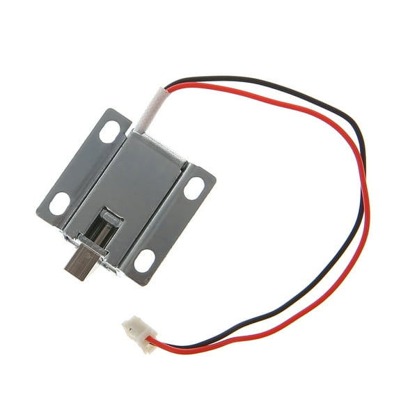 Slim 12V/0.4 A Electromagnetic Solenoid Lock Safe Small Size Easy to Install for Electirc Lock Cabinet Door Drawer Lock