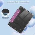 thumbnail image 3 of Fintie Clear TPU Case for 7" Kindle Paperwhite (12th Gen, 2024) & Kindle Colorsoft – Slim Transparent Back Cover with Auto Wake/Sleep, Glitter Purple, 3 of 9