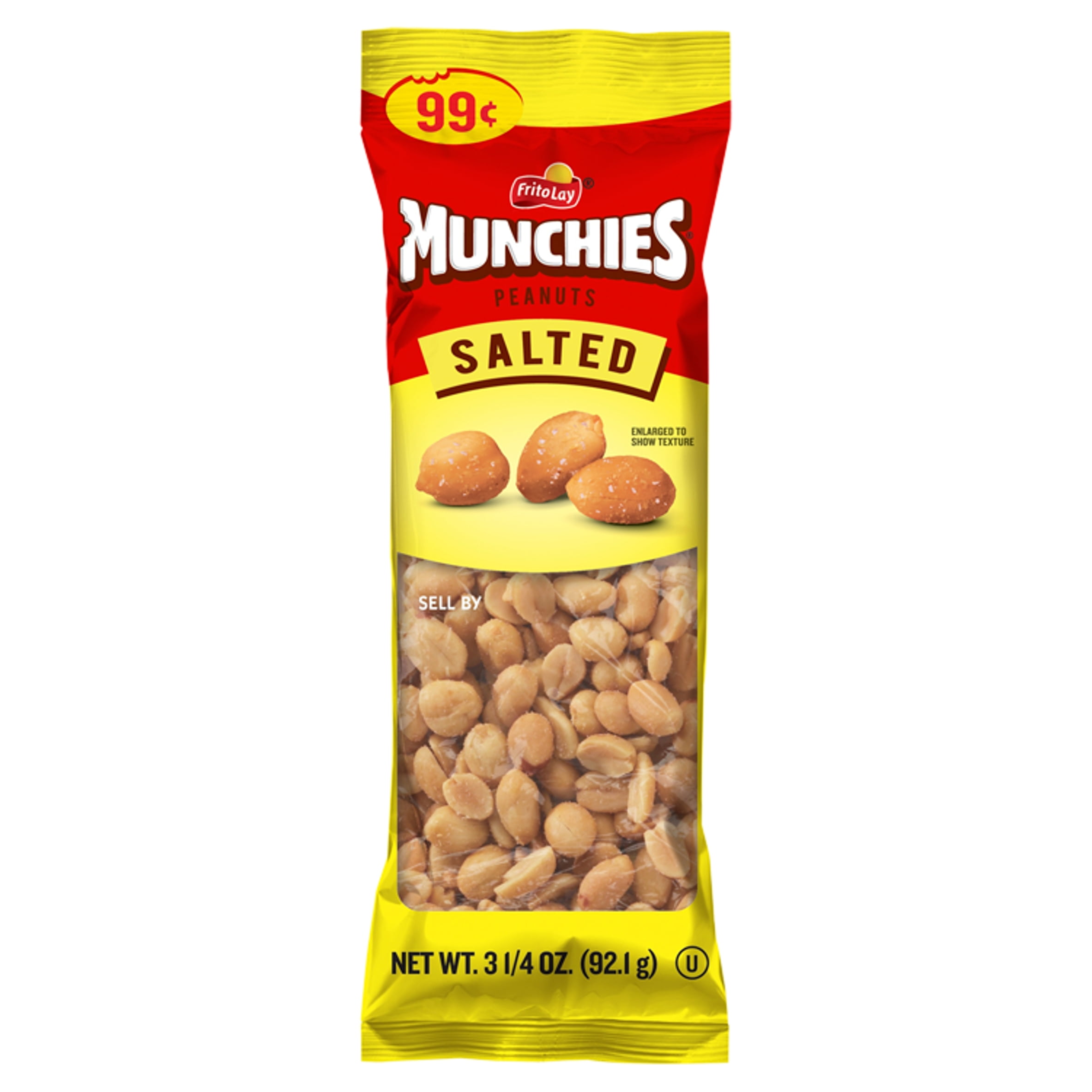 Frito Lay Munchies Salted Peanuts, 3 1/4 oz
