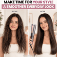 thumbnail image 5 of Suproot® Hair Straightener and Curler 2 in 1, Professional Ceramic Tourmaline Ionic Flat Iron for Hair, Adjustable Temperature Hair Straightener with Floating Plates, 360° Swivel Cord For Different H, 5 of 7