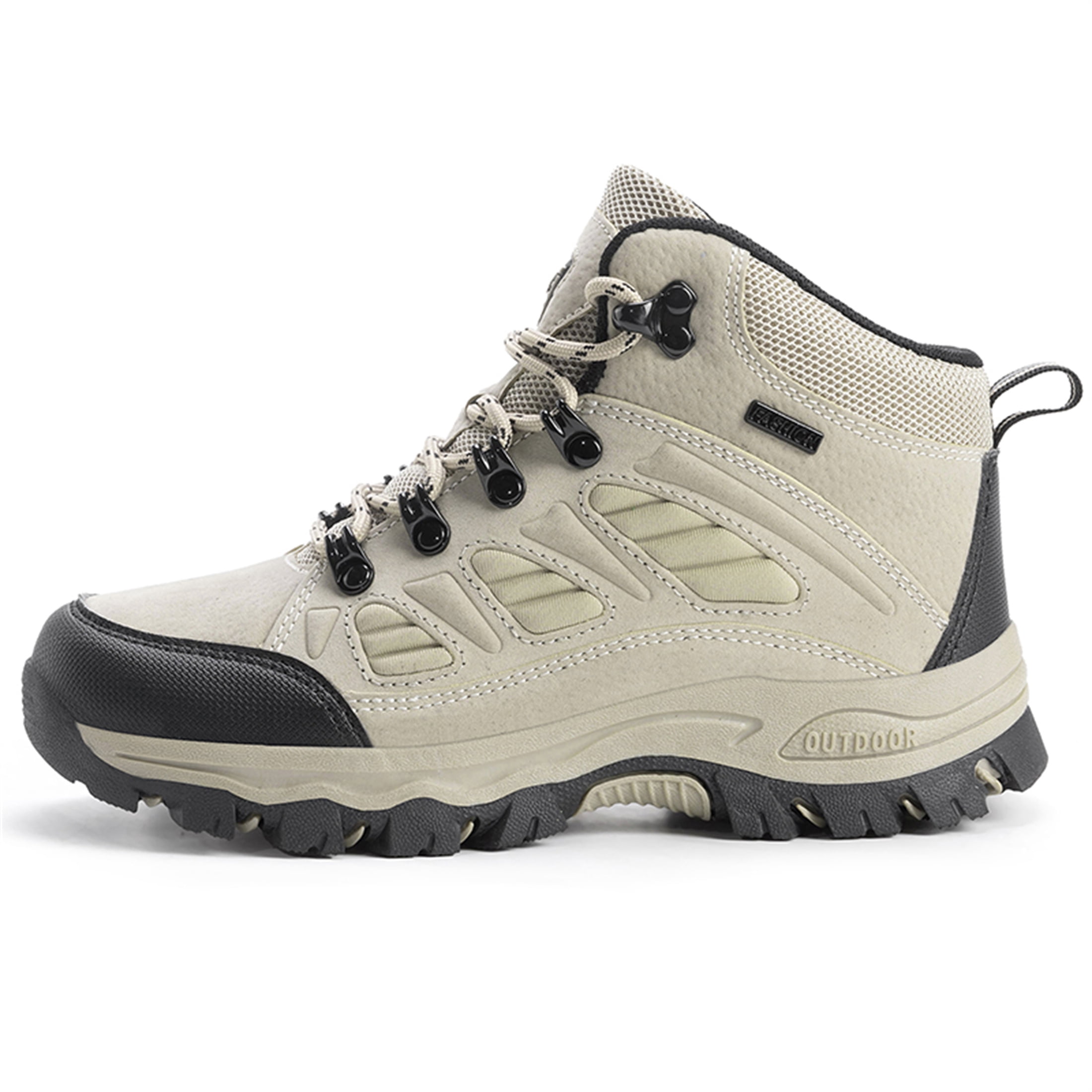 YOURDIARY Womens Mens Waterproof Anti-Slip Hiking Boots Outdoor Trekking Camping Trail Hiking Shoes