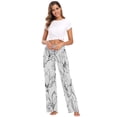 thumbnail image 6 of Large Women's Comfy Casual Pajama Pants Stretch Fabric Suitable for Yoga Pants Hippie Pants，The Best Holiday Gifts for Women Magnolia, 6 of 7