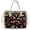 Black - Daisy Dachshund, variant on Hummingbird Monstera Hibiscus Print Transparent PVC Shoulder Tote, Large Waterproof Lightweight Handbag with Removable Strap, Spacious Carryall for Beach Travel and Daily Use