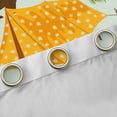 thumbnail image 4 of Feelyou Happy Camping Kids Curtains Pack of 2 (42x84 Each), Pine Tree Botanical Curtains Blackout, Kawaii Squirrel Animal Bedroom Curtains, Black Out Curtains Decor, 4 of 6