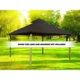 thumbnail image 3 of ACACIA AGOK12- DESERT BEIGE 12 sq. ft. Gazebo Roof Framing & Mounting Kit with Desert Beige Outdura Canopy, 3 of 4