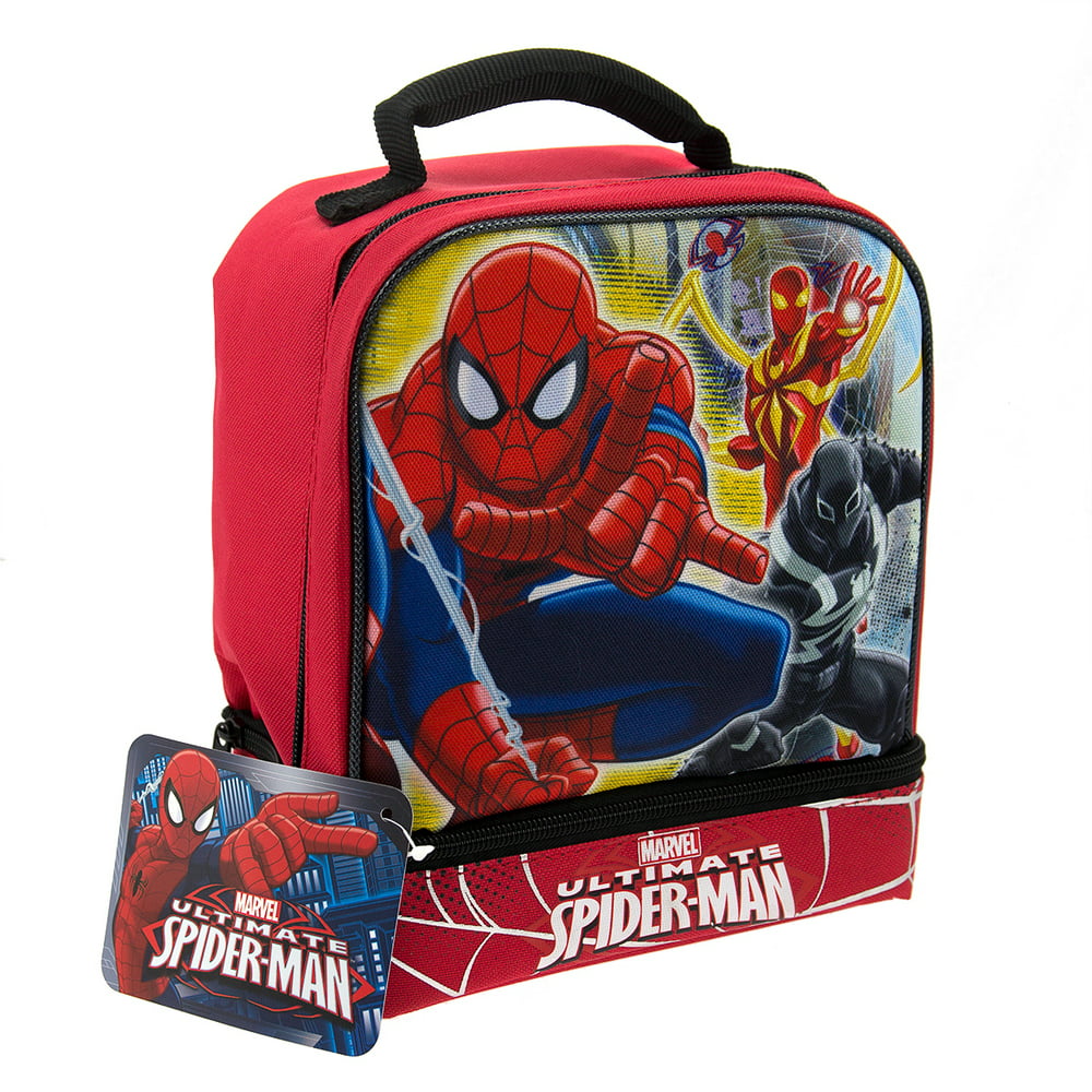 Superhero Disney Matchbox Kids Insulated 2-Section Padded Lunch Bags ...