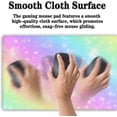 thumbnail image 5 of Large Mouse Pad Pink Gaming Mouse Pads Desk Mat for Women Computer Desk Pads Desk Pad Mat Non-Slip Rubber Base 35.4 X 15.7 for Game Office, Shiny Colorful Rainbow Background, 5 of 6