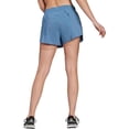 thumbnail image 2 of Adidas Women's Run Icons 3-Stripes Running Shorts HB9335 Altered Blue, 2 of 3