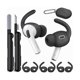thumbnail image 1 of wonima02 4 Pairs for Apple Airpods Pro 2nd Generation Ear Hooks, Silicone Anti-Slip for AirPods Pro Ear Hook with Storage Pouch, Cleaning Kit, Carabiner, 1 of 1