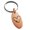 Rose, variant on Stainless Steel Love Arrow Heart Engraved Small Oval Charm Keychain Keyring