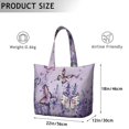 thumbnail image 2 of Butterfly Print Travel Bag for Women, Colorful Butterfly Pattern Weekender Tote, Lightweight Duffel for Butterfly Lovers, 2 of 5