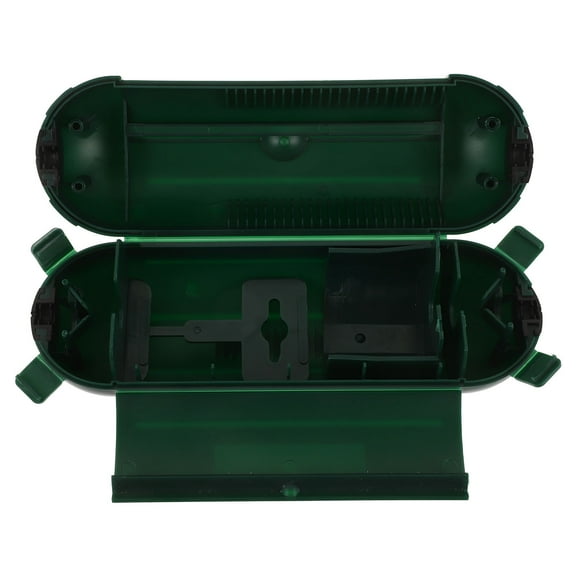 HOMEMAXS Outdoor Extension Cord Protector Waterproof Electric Box Guard For Christmas Lights Weatherproof Plug Cover And Cable Green