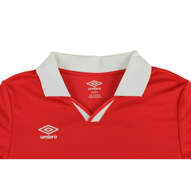 Umbro Mens Johnny Collar Long Sleeve Soccer Jersey