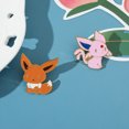 thumbnail image 4 of Pin de esmalte de Pokémon de Anime, broche de insignia de Metal, broche de solapa de ropa, accesorios de joyería, figura de dibujos animados, Espeon Flareon Eevee, mochila, 4 of 5