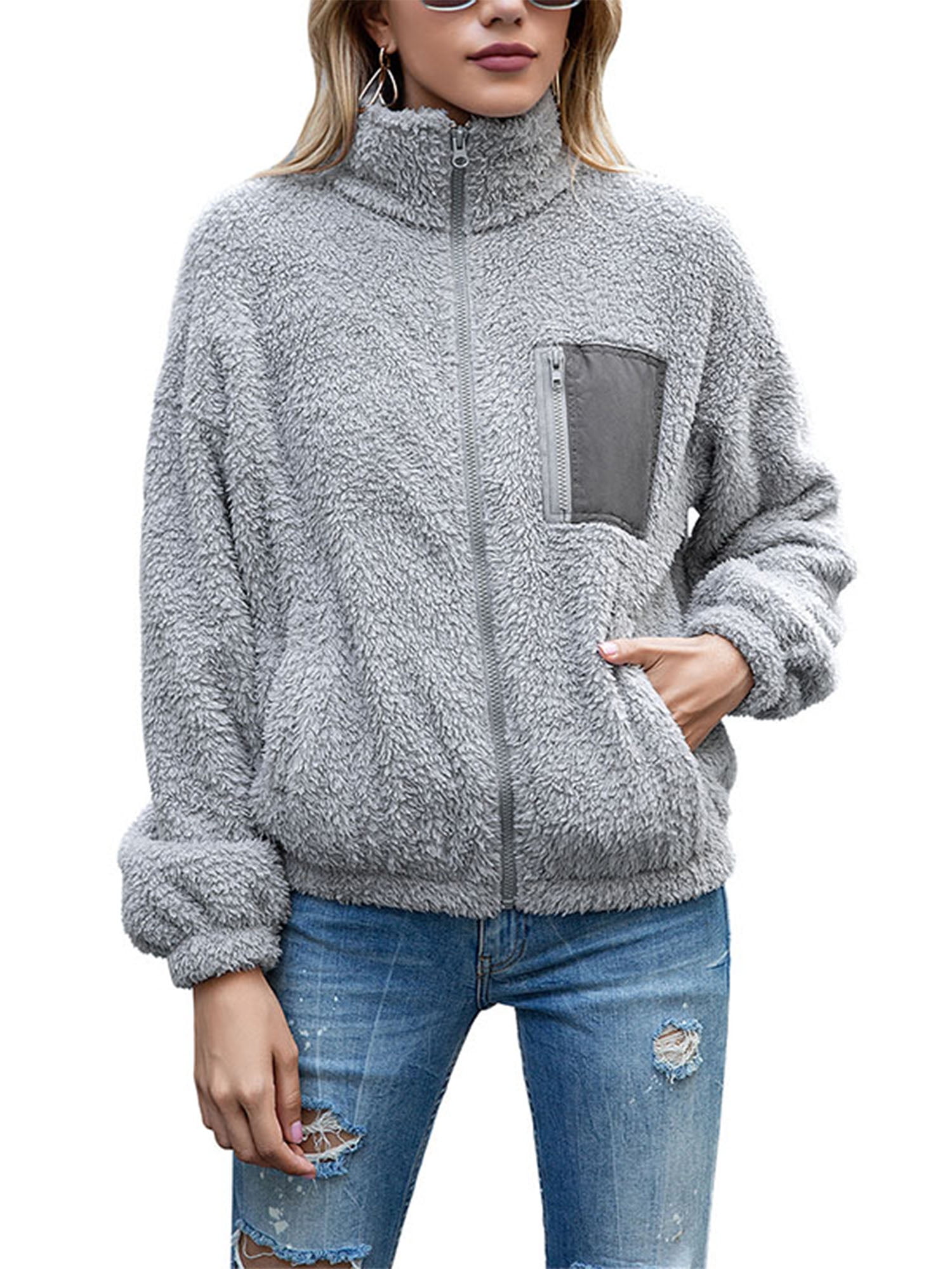 Women Sweatshirts Long Sleeve Fleece 