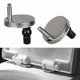 thumbnail image 2 of 1 Pair Toilet Seat Hinge, Toilet Seat Hinge Fixings, Toilet Seat Fixing Part Top Fixing Universal Fixing Bolt Expansion, 2 of 3