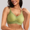 thumbnail image 2 of Everyday Bras for Women Bandeau Sports Bra Womens Bras Women Sports Bra Womens Bra Push up Small Bra Women's Bras Push up Brazier for Women Sports Bra Bulk Stretchy Sports Bras for Women Green XL, 2 of 5