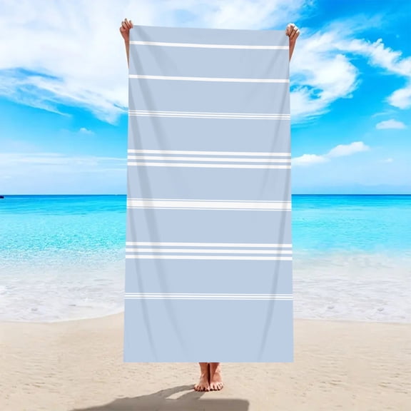 Beach Towel Women Beach Towel Quick Dry,Towels for Beach Beach Towel Sandproof,Beach Accessories Striped Towel Beach,Microfiber Beach Towels Beach Towels