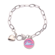 thumbnail image 1 of Los animales descansan. Pulsera de cadena de corazón joyería encanto moda, 1 of 3