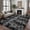 A-tie-dye Darkgrey, variant on Area Rugs for Living Room 6x9 Feet, Soft Fluffy Shagg Plush Bedroom Rug Non-Slip,Large Carpet for Nursery Kids Dorm Home Decor Grey