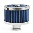 thumbnail image 1 of 23Mm Car Air Filter Cold Air Intake Filter High Flow Vent Valve Cover Breather Blue, 1 of 10