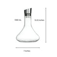 thumbnail image 4 of LEMONSODA Wine Aerator Pourer - Glass Decanter Aerator with Filter - 1500 mL, 4 of 6