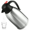 thumbnail image 2 of Thermal Coffee Jug Stainless Steel Carafe Vacuum Insulated Bottle Thermal Carafe Pitcher With Lid 2L, 2 of 7