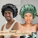 thumbnail image 3 of Gorro de seda YANIBEST para dormir, satén de doble capa, para mujeres, 3 of 7