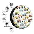 thumbnail image 4 of Naloa Cartoon Monster Trucks PVC Leather Spare Tire Wheel Cover for Car Truck SUV Camper Trailer Universal Fit many size17 inch, 4 of 6