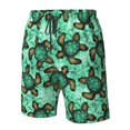thumbnail image 4 of Balery Sea Turtle Traje de Baño Estilo Hawaiano para Hombre, Shorts de Secado Rápido con Bolsillos-Large, 4 of 6