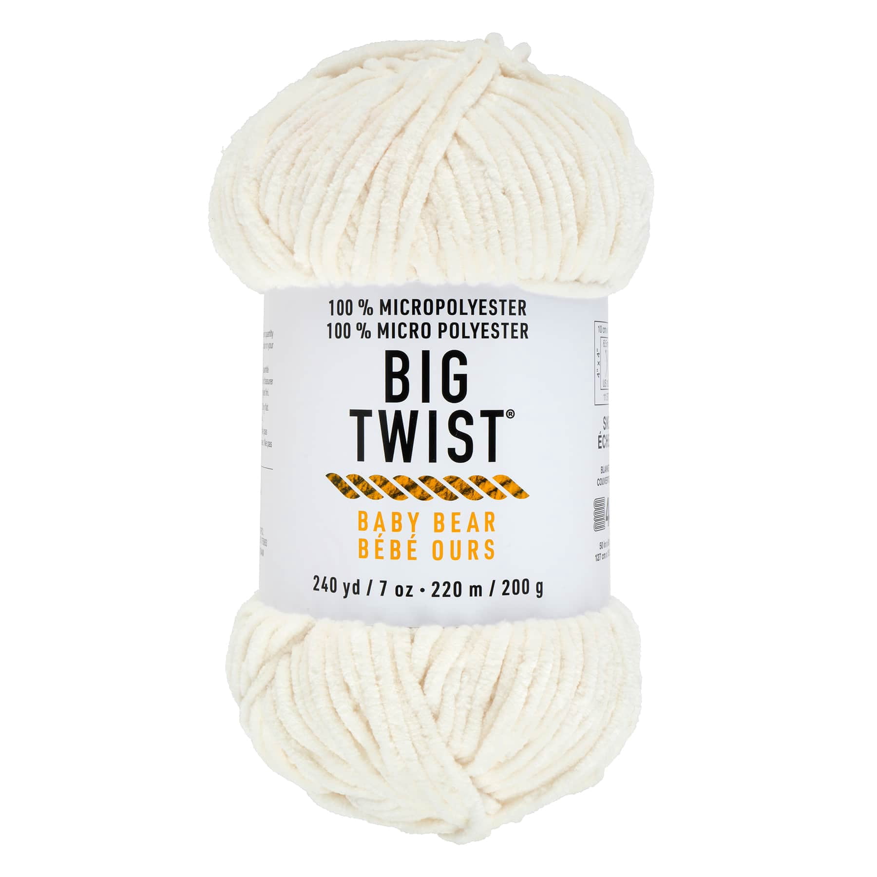 Big Twist Cozy Cub Yarn - Super Bulky (6) 100% Polyester Chenille Yarn, Soft & Plush for Knitting & Crochet Blankets, Hats, Scarves & Crafts, 241 yd / 7 oz Skein, 6 Pack