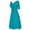 Blue, variant on Dress For Women Formal Wedding Bridesmaid High Waist Party Prom Gown Elegant Lace Cocktail Dress Stylish Solid Pattern Material Above Length Sashes Decoration