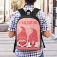 thumbnail image 5 of Disketp Gnomes Hold The Letters LOVE School Backpack, Lightweight Basic Middle School Bookbags 17 Inch Casual Daypack for Student College, Travel or Outdoor, 5 of 6