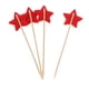 thumbnail image 5 of 20pcs Topper Sign Home Cupcake Palillos de dientes rojo Sunnimix Primero Cumpleaños, 5 of 8