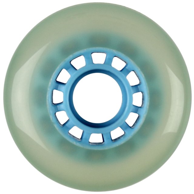 Pro Stock Inline Skate Hockey Wheel 72MM 78A LIGHT BLUE FOGGY