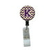 Lettre K Chevron Violet & Or Rétractable Badge Reel&44; 5 x 1 x 2 Po. – image 1 sur 1