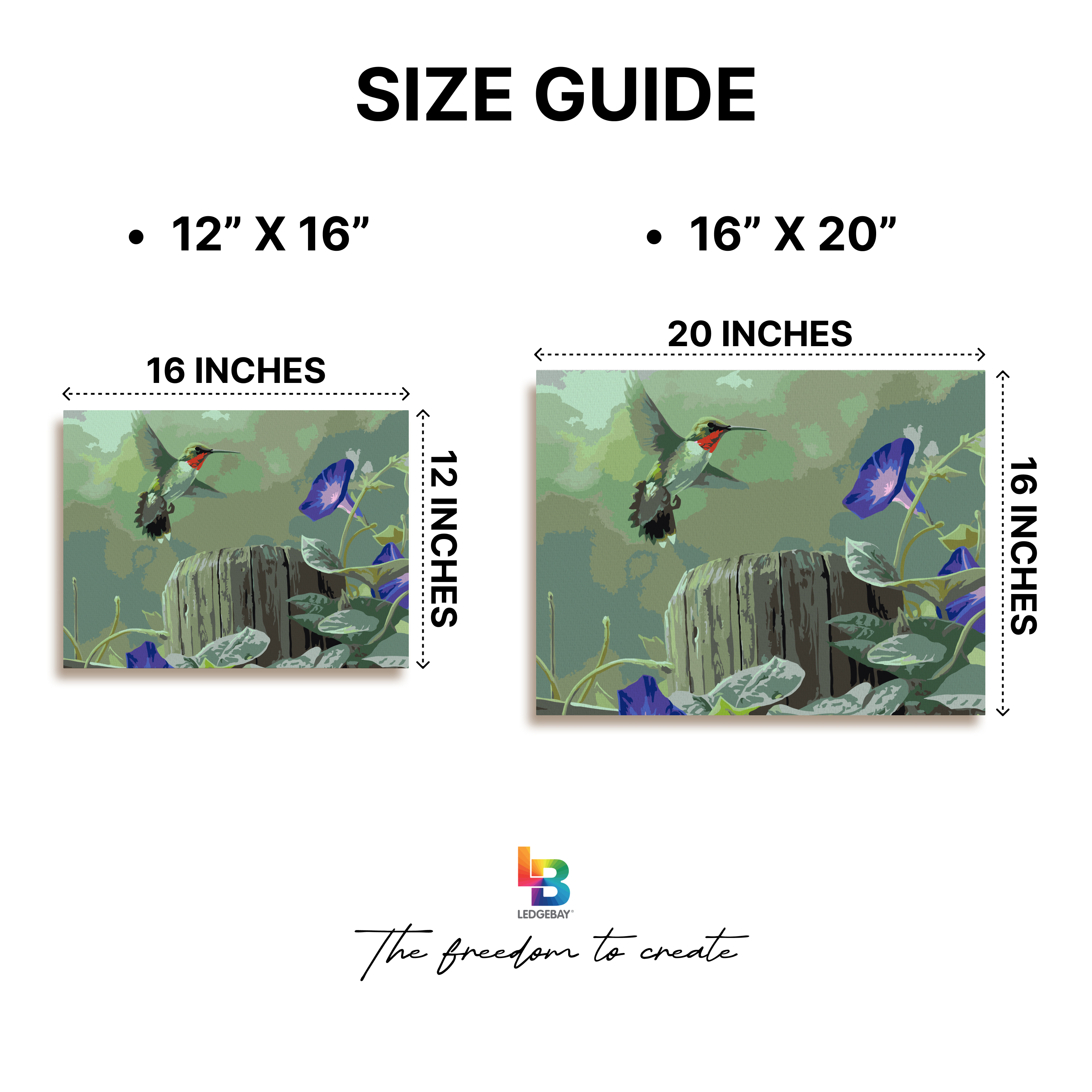 Ledgebay Paint by Numbers Kit, 12x16 Framed Canvas photo 6