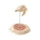 thumbnail image 2 of Juguete interactivo divertido para gatos, con plumas, ratón, varilla para jugar con resorte potente Beige, 2 of 7