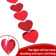 thumbnail image 3 of Guirnalda colgante con forma de corazón rojo, pancartas románticas de doble cara, regalos de fiesta, accesorios de decoración para el hogar, 6 piezas Inevent HA012523-01, 3 of 7